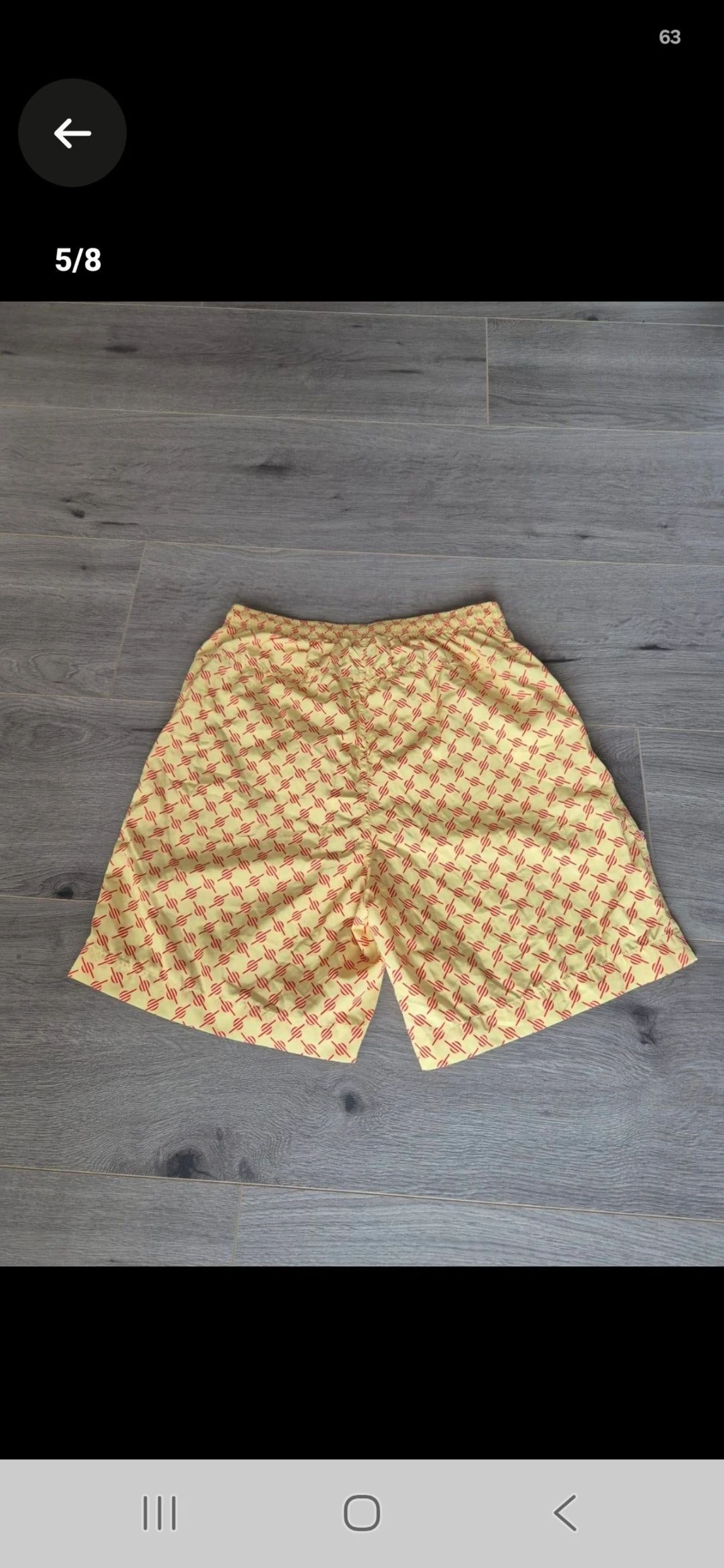 Daily Paper Zwembroek Yellow / Red Logo All-Over Print (Maat M) – photo 5